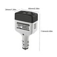 thumbnail image 3 of Car Power Inverter DC to AC Converter 150W with 2 AC Outlets and 2 USB Ports, 12V to 110V/120V Voltage Transformer for Camping Travel, 3 of 7