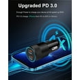 thumbnail image 3 of Cargador de coche AILKIN iPhone Air Super Fast USB-C 60W PD3.0, 3 of 7