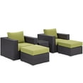 thumbnail image 2 of Ergode Convene 5 Piece Outdoor Patio Sectional Set - Espresso Peridot, 2 of 5