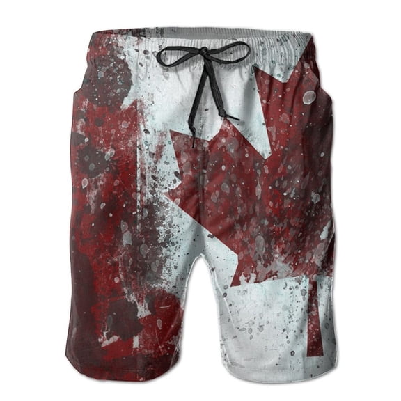 FUZHIQ Mens Shorts Casual 6 Inch Inseam Elastic Waist Solid Large Shorts Classic-Fit Summer Walking Shorts Pull-On Knit Shorts with Pockets Daily Wear,L