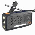 thumbnail image 1 of WR-6B Outdoor DAB Radio Speaker Power Bank Solar Powered Hand Crank Emergency Radio, 1 of 5