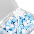 thumbnail image 4 of 74pcs Round Hair Beads DIY Plastic Crochet Braid Wig Accessories Braid Dreadlock Beads Hair Braiding ToolLight Blue, 4 of 4