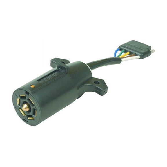 7-Way Rv To 5-Way Flat Adapter PN 12-718EP( Pack of 1)