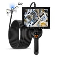 thumbnail image 1 of 720° 4-Way Rotation Articulating Borescope IP67 Probe Automotive Endoscope Inspection Camera 8 Adjustable LED Light 8in Display ,Easily Maneuver, 1 of 6