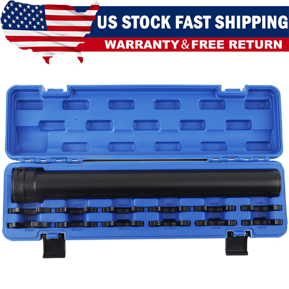 13pc Inner Tie Rod Removal Installation Tool Set with 12 SAE & Metric Adaptors