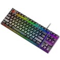 thumbnail image 2 of Bearachild Teclado retroiluminado con LED con cable Gamer Teclados mecánicos de 87 teclas Negro Ergonómico Resistencia a derrames Computadora Juegos de teclado y mouse para computadora Type1, 2 of 6