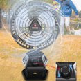 thumbnail image 4 of Greeniant Linterna de velocidad ajustable móvil de carga, ventilador eléctrico para acampar, ventiladores de iluminación refrigerados por aire Estufas de camping X80/Negro, 4 of 6