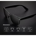 thumbnail image 5 of KALIYADI Polarized Sunglasses for Men and Women Matte Finish Sun glasses Color Mirror Lens UV Blocking (3 Pack), 5 of 8