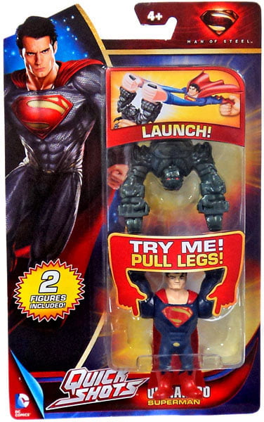 Man of Steel Movie Superman Quick Shots Ultrahero Action Figure Blue 