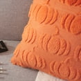 thumbnail image 2 of Tosleo Fall Throw Pillow Covers 18x18 Set of 2 Orange Pumpkin Decorative Pillow Cases Farmhouse Thanksgiving Plush Faux Fur Cushion Covers for Couch Sofa Bed, 2 of 8