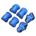 thumbnail image 1 of 6Pcs Kids Safety Skateboard Protective Gear Elbow Pads Wrist Guard Cycling Knee ProtectorBlue, 1 of 5