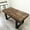 Black + Rustic Brown, variant on Noble House Alverric 78.74" Modern Farmhouse Extendable Dining Table for 6–10, Dining Room Conference, White Oak