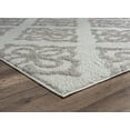 thumbnail image 3 of United Weavers Queensland Akira Geometric Shag Runner Rug, Cream, 2'7" X 7'2", 3 of 6