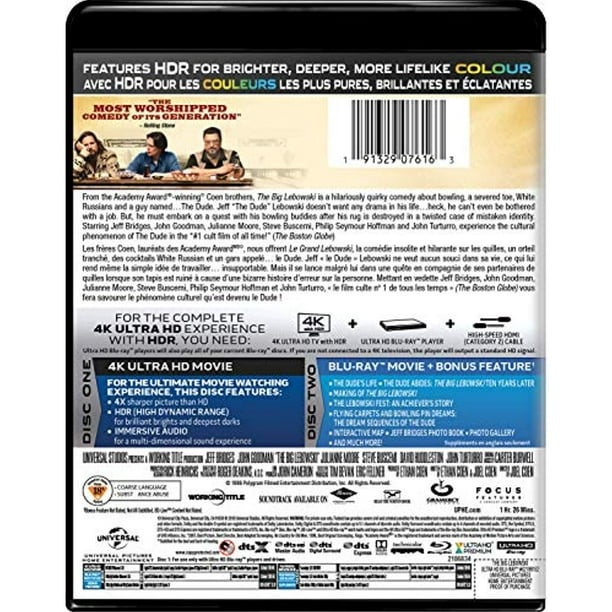 The Big Lebowski - 20th Anniversary Edition 4K Ultra HD + Blu-ray