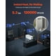 thumbnail image 2 of VEVOR Calentador de agua a gas sin tanque de 5.3 galones y 120,000 BTU con control de temperatura inteligente, 2 of 9