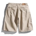 thumbnail image 4 of Ramiter Shorts Men Male Summer Solid Color Zipper Pants Pocket Drawstring Loose Casual Sports Running Straight Shorts Beach Pants Khaki,2XL, 4 of 4