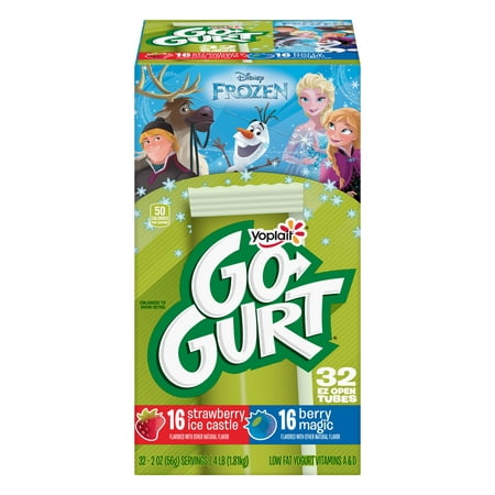 Yoplait Go-Gurt Yogurt Variety Pack Berry/Strawberry, 64 oz, 32 Count