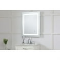thumbnail image 5 of Helios 24in x 30in Hardwired LED mirror with touch sensor and color changing temperature 3000K/4200K/6400K, 5 of 5
