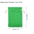 thumbnail image 2 of REGALWOVEN Coin Sacks Bag, Bank Deposit Change Transit Bags with Drawstring Green, 2 of 7