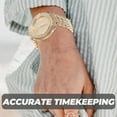 thumbnail image 4 of Wrist Watch Fashionable Rhinestone Roman Numeral Quartz Watch Lady Ornament, 4 of 9