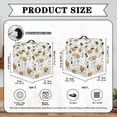 thumbnail image 3 of TSOVTHRID Daisy Bee Pattern Kitchen Stand Mixer Cover with Top Handle and Storage Bags Waterproof Kitchen Appliance Dust Cover Portable Polyester Coffee Maker Cover for 4.5-5 Quart Stand Mixer,S, 3 of 7