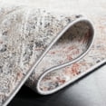 thumbnail image 5 of SAFAVIEH Vogue Shawn Abstract Area Rug, Rust/Grey, 6'7" x 6'7" Square, 5 of 8