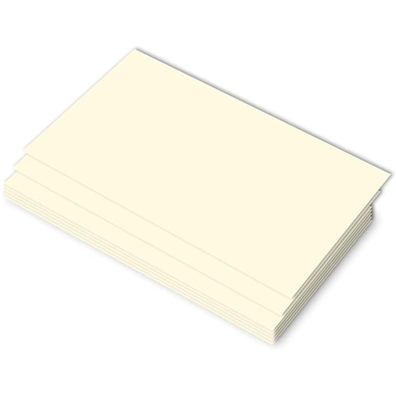 Natural Card Stock Paper | 8.5" x 11" Inches | 50 Sheets Per Pack | 80lb Cover Smooth (216gsm)