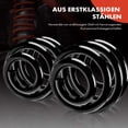 thumbnail image 5 of A-Premium 2Pcs Front Suspension Coil Spring Set Compatible with Toyota Prius 2010-2015, Prius Plug-In 2014-2015 1.8L, Driver and Passenger Side, Replace# 4813147120, 5 of 6