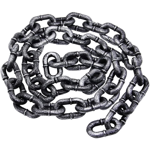 Cadenas, cadenas de plástico, accesorios de juguete, cadena decorativa de 1,5 m, ideal para fiestas de disfraces Namotu WRJM-546