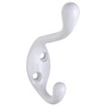 thumbnail image 1 of Heavy Duty Coat & Hat Hooks - White, 1 of 1