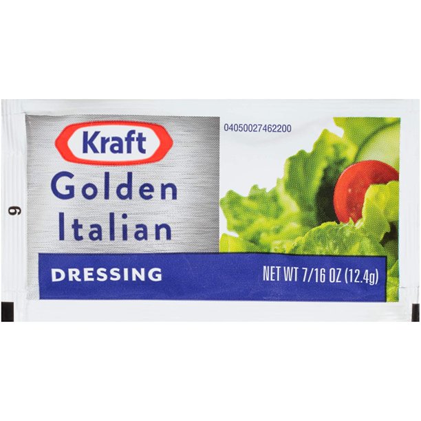 Kraft Golden Italian Dressing (0.44 oz Packets, Pack of 200) Walmart