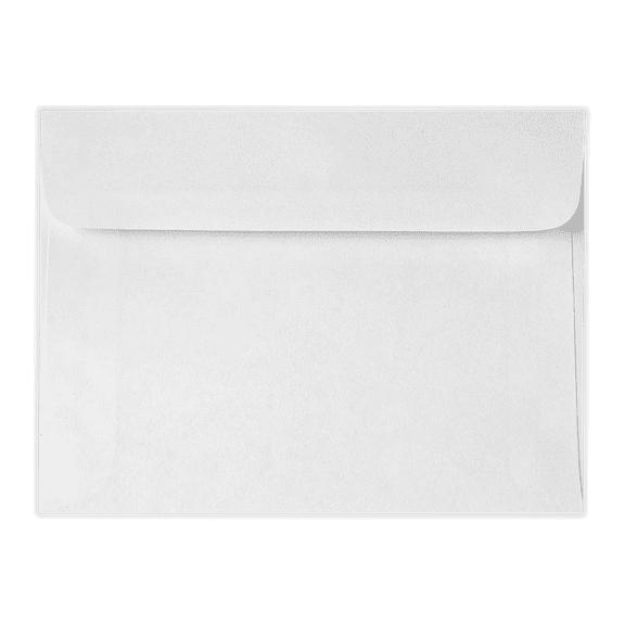 LUXPaper 5 1/2 x 7 1/2 Booklet Envelopes, Bright White, 500/Pack