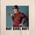 thumbnail image 3 of Nightmare on Elm Street - Hay Gurl Hay - Women's Lightweight French Terry Long Sleeve Shirt, 3 of 5