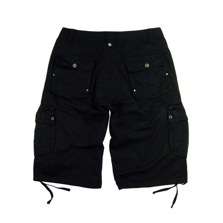パンツ STONE  20SS Cargo Shorts-Blk/28 3-Pack Boy's Stretch Cotton Cargo Shorts (Sizes, 8-18