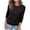*Black, variant on ClodeEU Women's Round Neck Sweatshirts, Long Sleeve Fall Lightweight Sweater ,Casual Loose Fit Tunic Top Black,Womens Plus S