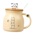 thumbnail image 3 of Taza de café de con tapa, cuchara, taza de expreso, taza de té, taza de café de gato, taza de gato bonita para regalo creativo para el hogar, 3 of 8