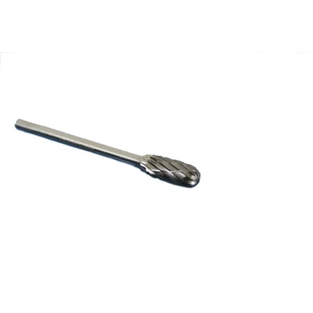 Sc Burr - TEMO SC-51 2 inch (50mm) Long Double Cut CARBIDE ROTARY BURR FILE 1/8 inch (3.2mm) Shank 1/4 inch (6.3mm) Head Cylinder ball