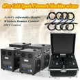 thumbnail image 1 of 4pcs Cold Spark Firework Machine with Flight Case, Smart DMX Control DJ Equipment Machine for Wedding Christmas Party Musical Show, 1 of 7