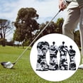thumbnail image 2 of facefd Golf Wood Headcover Set Driver Fairway Club Head Covers 4PCS No 1 3 5 UT, 2 of 5