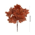 thumbnail image 3 of SDJMa Artificial Maple Leaves Branches, 16" Faux Fall Leaves Stem for Indoor Outdoor Autumn Harvest Thanksgiving Party Farmhouse Home Table Centerpieces Decoration, 3 of 9