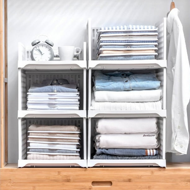 POINTERTECK Clothing Wardrobe Storage Frame Clothes Layered Partition