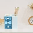 thumbnail image 4 of WRKEKC Clearance Multi-Drawer Desk Organizer with Transparent Design, Compact Stationery Storage for Home Office, School & Classroom Supplies, 4 of 8