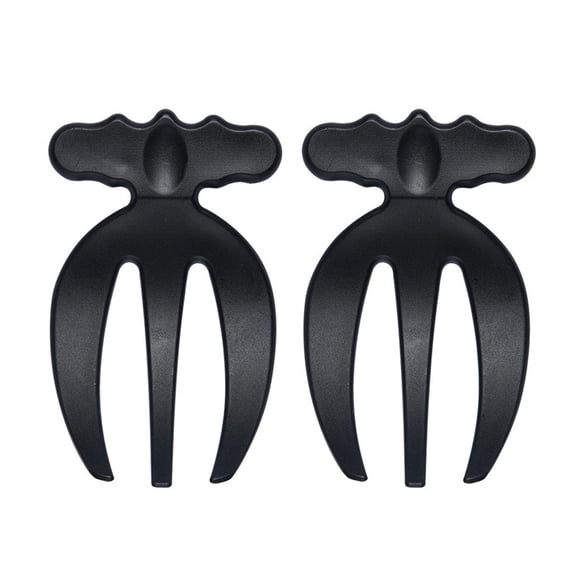 LKWLPD Salad Hands Plastic a Set of 2 Plastic Servers for Hands Perfect Salad Servers Great for Tossing and Serving Salad Pasta and More,Black One Size