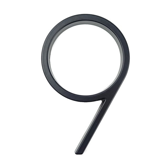 125mm Floating House Modern address number letters Big Modern Door Alphabet Home Outdoor