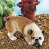 Design Toscano Good Dog Gone Bad Peeing English Bulldog Statue
