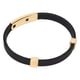 thumbnail image 3 of Pulsera de silicona Prevención estática Muñequeras Banda Eliminar la estática del cuerpo Pulsera Dorada y negra, 3 of 12