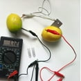 thumbnail image 4 of 10 piezas de láminas de ánodo de cobre y zinc, tiras de electrodos, experimento de batería de fruta, láminas de cobre y zinc, 4 of 8