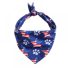 Dog Bandana 4th Of July Independence Day Pet Cat Dog Bandanas Scarf Small Dogs Puppy Collar Triangular Bibs Dog Accessories