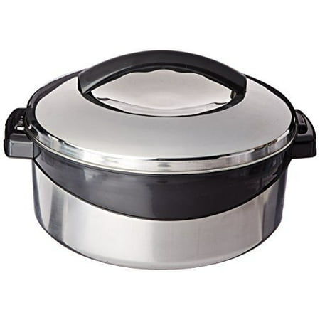 Milton Regent Hot Pot Insulated Casserole Keep Warm/Cold Upto 4-6 Hours, Full Stainless Steel, 2.5