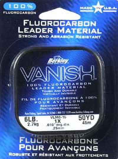 Berkley Vanish (40 yds) 15 lb Test Clear Line 100% Fluorocarbon Leader  Material – Luce Coffee Roasters